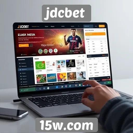 Análise da interface do site jdcbet